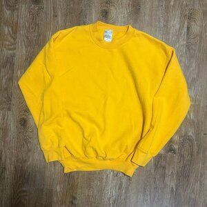 Vintage Blank Yellow Crewneck